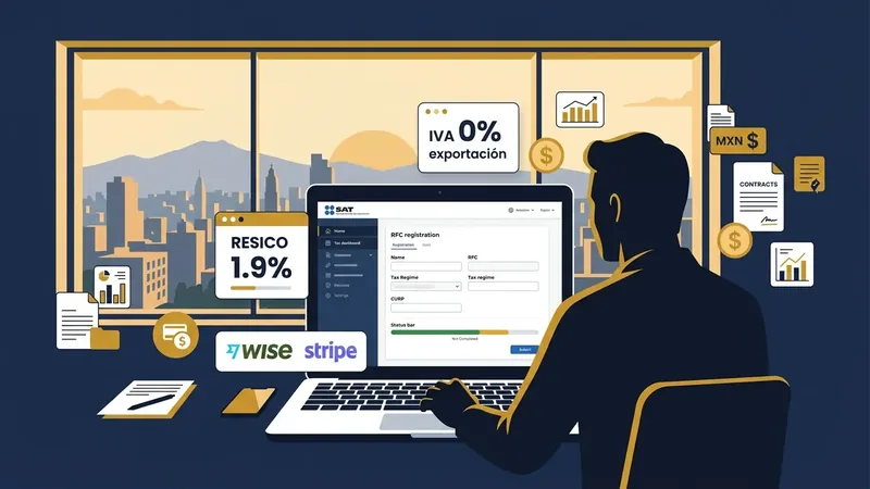 Contabilidad para nómadas digitales en México: impuestos, SAT y lo que nadie te dice en 2026