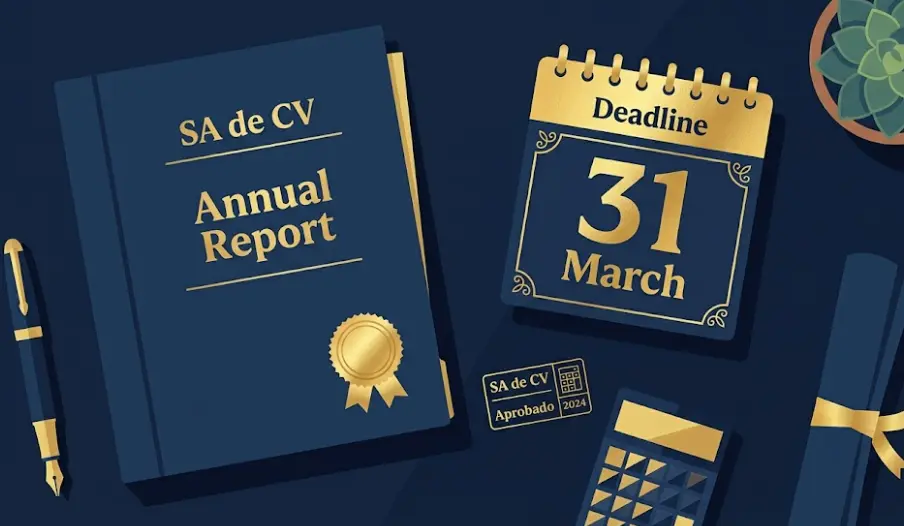 Annual tax return corporations SA de CV Mexico 2026