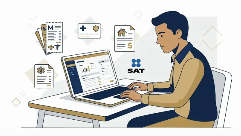 Deducciones personales SAT 2026: lista completa, límites y cómo aplicarlas