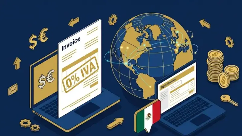 Экспорт услуг из Мексики НДС 0% выставление счетов иностранным клиентам